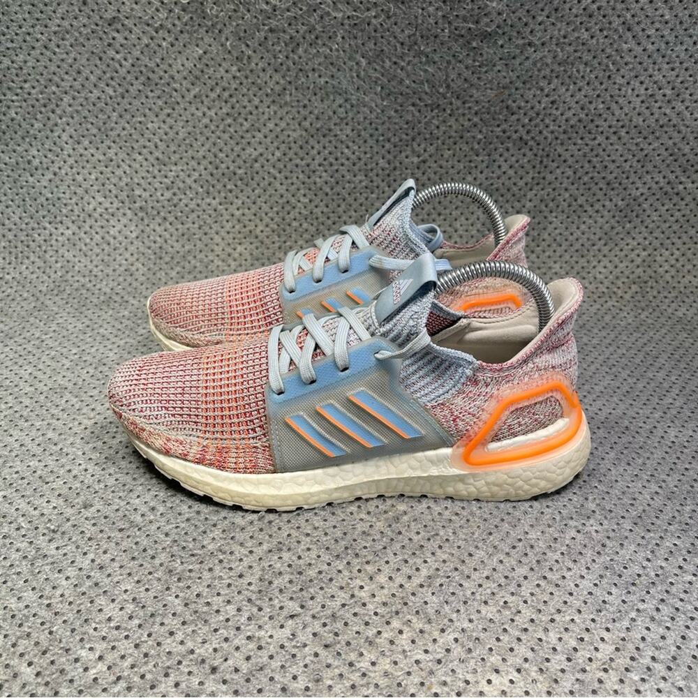 Adidas Ultraboost 19 Blue Coral Running Shoes Size 7 Womens
